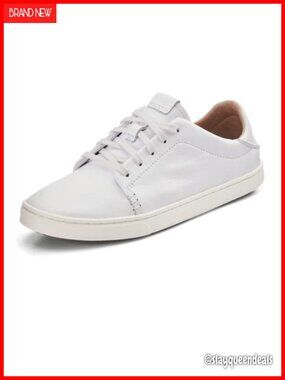 Leather Everyday Court Sneakers Drop-In Heel Slip-On Casual Comfort